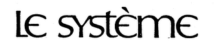 LE SYSTEME logo