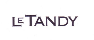 LE TANDY logo