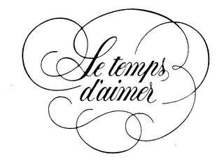 LE TEMPS D'AIMER logo
