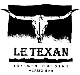 LE TEXAN TEX - MEX CUISINE ALAMO BAR logo
