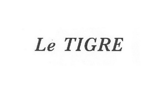 LE TIGRE logo