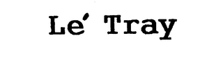 LE' TRAY logo