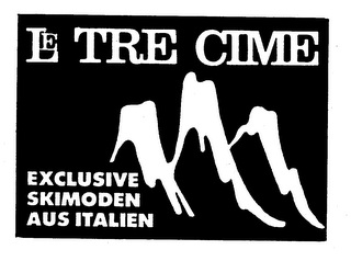 LE TRE CIME EXCLUSIVE SKIMODERN AUSITALIEN logo