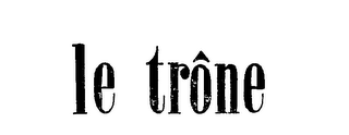 LE TRONE logo