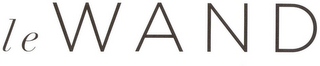 LE WAND logo