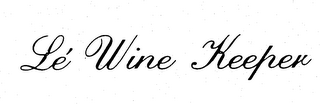 LE' WINE KEEPER logo