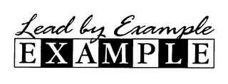 LEAD BY EXAMPLE logo