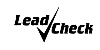 LEAD CHECK logo