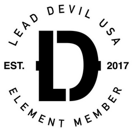 LEAD DEVIL USA LD ELEMENT MEMBER EST. 2017 logo