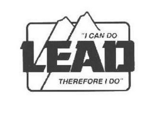 LEAD "I CAN DO THEREFORE I DO" logo