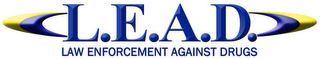 L.E.A.D. LAW ENFORCEMENT AGAINST DRUGS logo