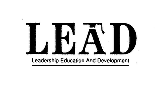 LEAD LEADERSHIP EDUCATION AND DEVELOPMENT logo