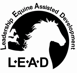 L.E.A.D. LEADERSHIP EQUINE ASSISTED DEVELOPMENT logo