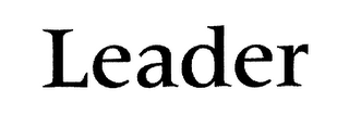LEADER logo