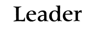LEADER logo