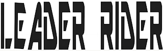 LEADER RIDER logo