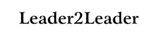 LEADER2LEADER logo