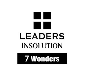 LEADERS INSOLUTION 7 WONDERS logo