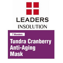 LEADERS INSOLUTION 7 WONDERS TUNDRA CRANBERRY ANTI-AGING MASK logo