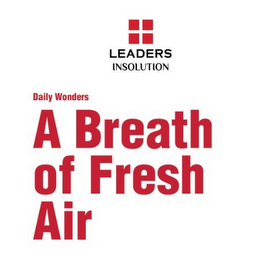 LEADERS INSOLUTION DAILY WONDERS A BREATH OF FRESH AIR logo