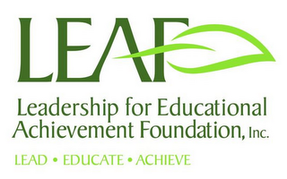 LEADERSHIP FOR EDUCATIONAL ACHIEVEMENT FOUNDATION INC. LEAD EDUCATE ACHIEVE logo