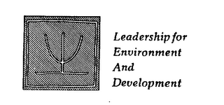 LEADERSHIP FOR ENVIRONMENT AND DEVELOPMENT logo
