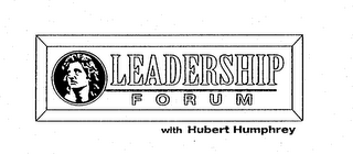 LEADERSHIP FORUM WITH HUBERT HUMPHREY logo