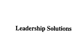 LEADERSHIP SOLUTIONS logo