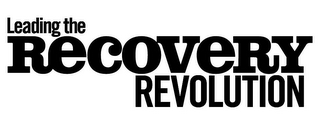 LEADING THE RECOVERY REVOLUTION logo