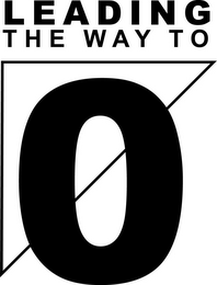 LEADING THE WAY TO 0 logo