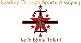 LEADING THROUGH SPORTS ACADEMY T$T LET'S IGNITE TALENT logo