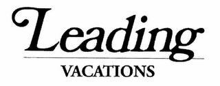 LEADING VACATIONS logo