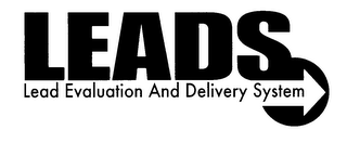 LEADS LEAD EVALUATION AND DELIVERY SYSTEM logo
