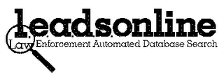 L.E.A.D.S.ONLINE LAW ENFORCEMENT AUTOMATED DATABASE SEARCH logo