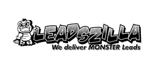 LEADSZILLA WE DELIVER MONSTER LEADS logo