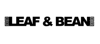 LEAF & BEAN logo