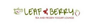 LEAF & BERRY TEA AND FROZEN YOGURT LOUNGE logo