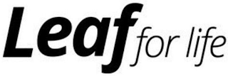 LEAF FOR LIFE logo