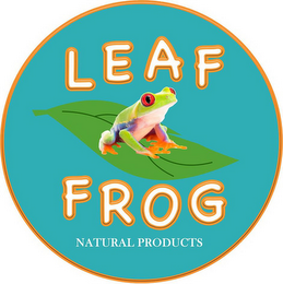 LEAF FROG NATURAL PRODUCTS logo