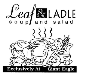 LEAF & LADLE SOUP AND SALAD EXCLUSIVELY AT GIANT EAGLE logo