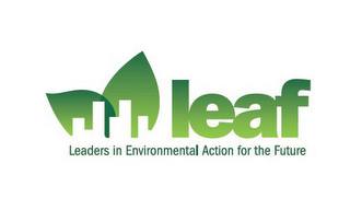LEAF LEADERS IN ENVIRONMENTAL ACTION FOR THE FUTURE logo