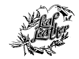 LEAF LEATHER logo