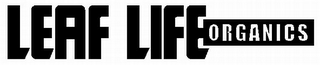 LEAF LIFE ORGANICS logo