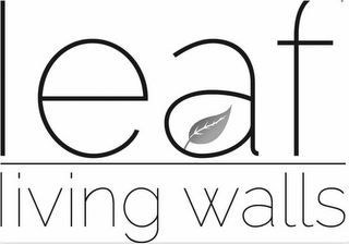 LEAF LIVING WALLS logo