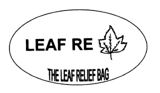 LEAF RE THE LEAF RELIEF BAG logo