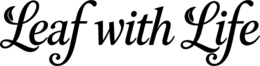 LEAF WITH LIFE logo