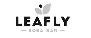 LEAFLY BOBA BAR logo