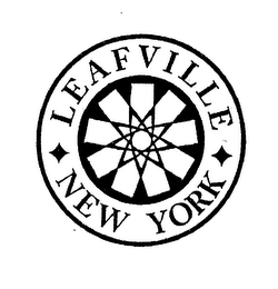 LEAFVILLE NEW YORK logo