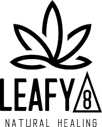 LEAFY 8 NATURAL HEALING logo