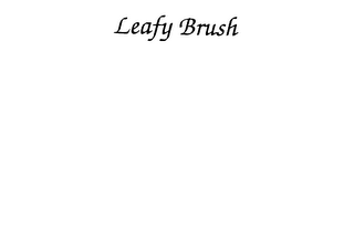 LEAFY BRUSH logo